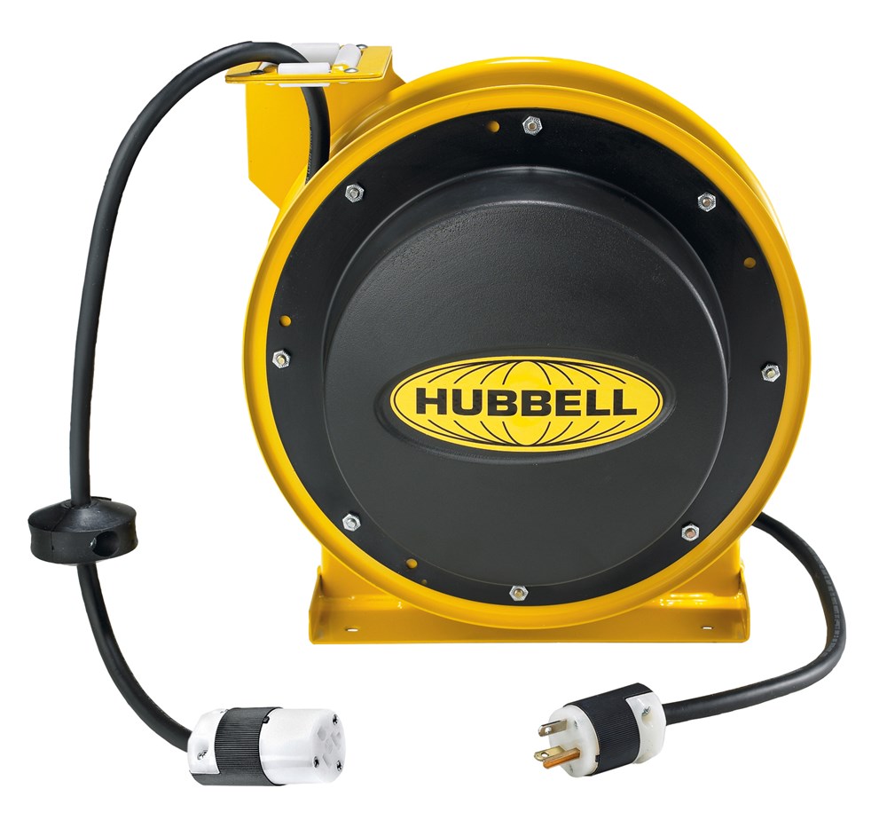 Product image for Hubbell HBL45123C20CORD REEL w/HBL5369C, 45' 12/3