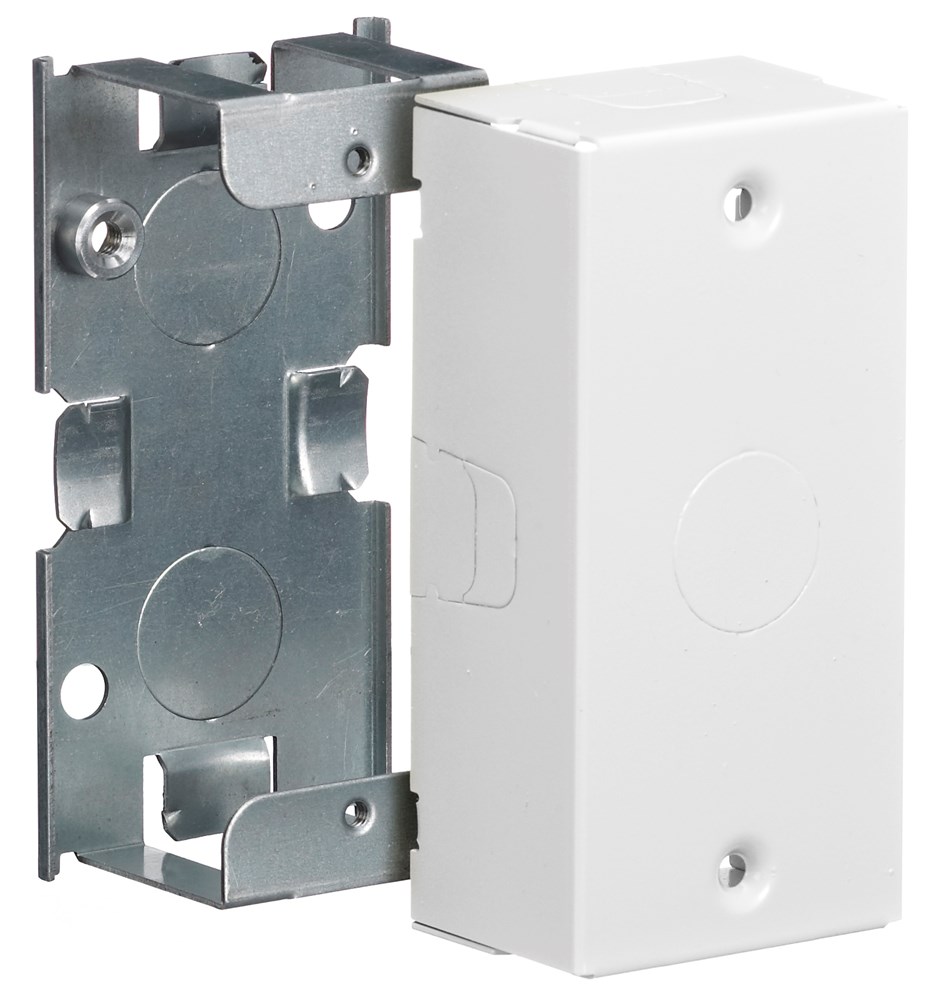 Product image for HCI HBL57242W RACEWAY, 1G UTL BOX,