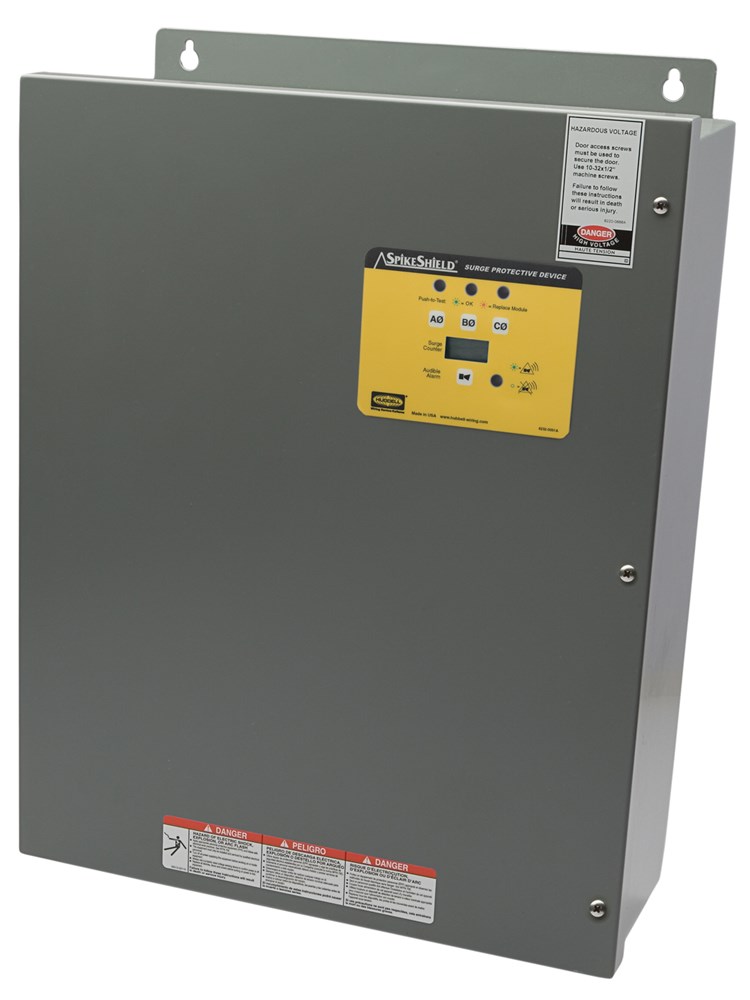 Product image for Hubbell HBL8P320A SPD PANEL, 320KA, 3PH 277/480V