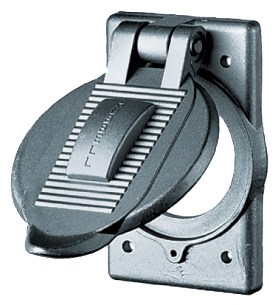 Product image for Hubbell HBL94251G CAST ALUM WEATHERPROOF DEV.PLT