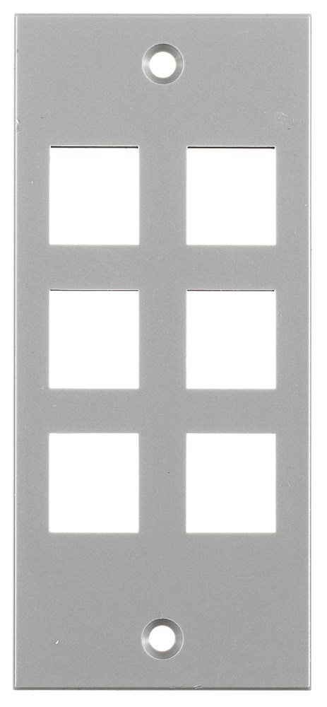 Product image for Hubbell HBLAMP313SGYFACEPLATE, SCREW MT, AMP, GY