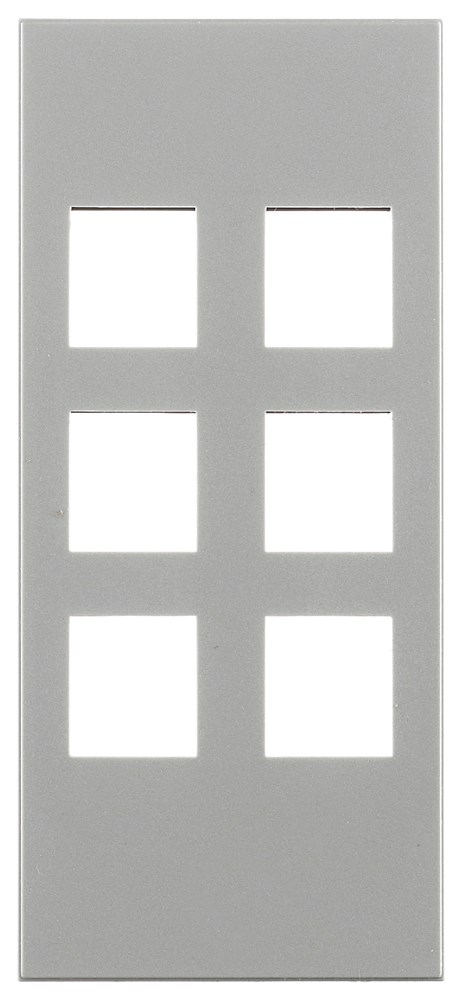 Product image for HPW HBLKR314GY FACEPLATE, SNAP-IN,