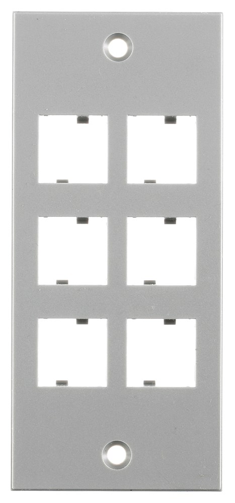 Product image for Hubbell HBLNO309SGYFACEPLATE, SCREW MT, NORDX, GY