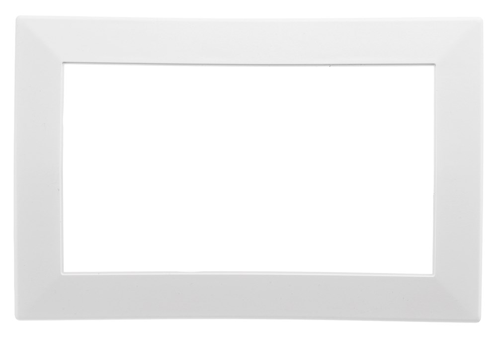 Product image for Hubbell HBLTRIM4WWA WALL BOX TRIM PLATE, 4G, WH
