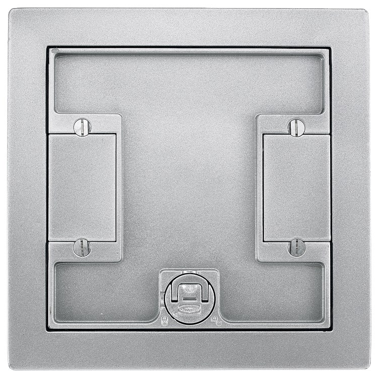 Product image for Hubbell LCFBCALCF-BOX, LRG-CAP, COV, CARPT-APP, ALU