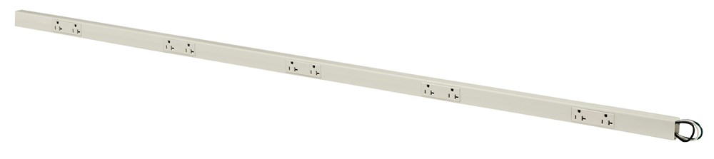 Product image for Hubbell PT206206 PlugTRAK, 6', 20A, 2CIRC, 12 DUP