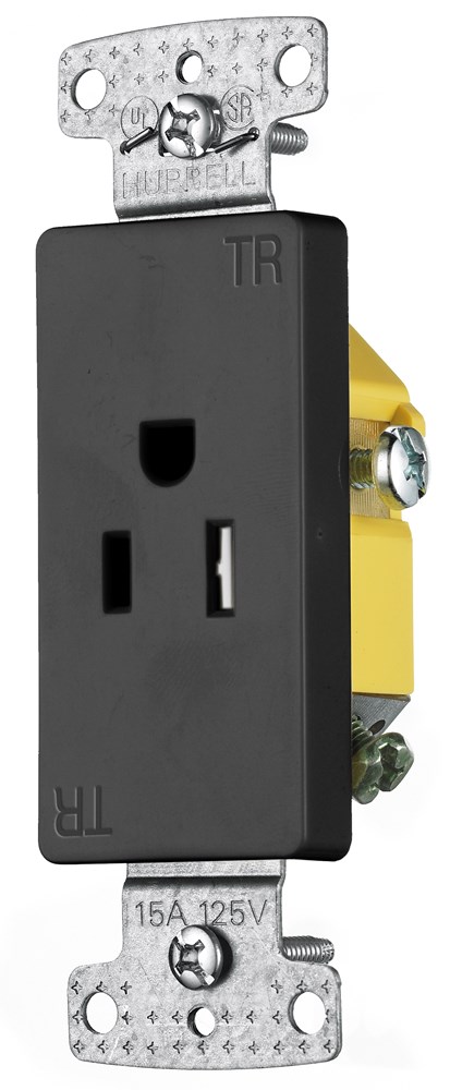 Product image for HCI RRD151BKTR RESI SGL RCPT, 15A 1
