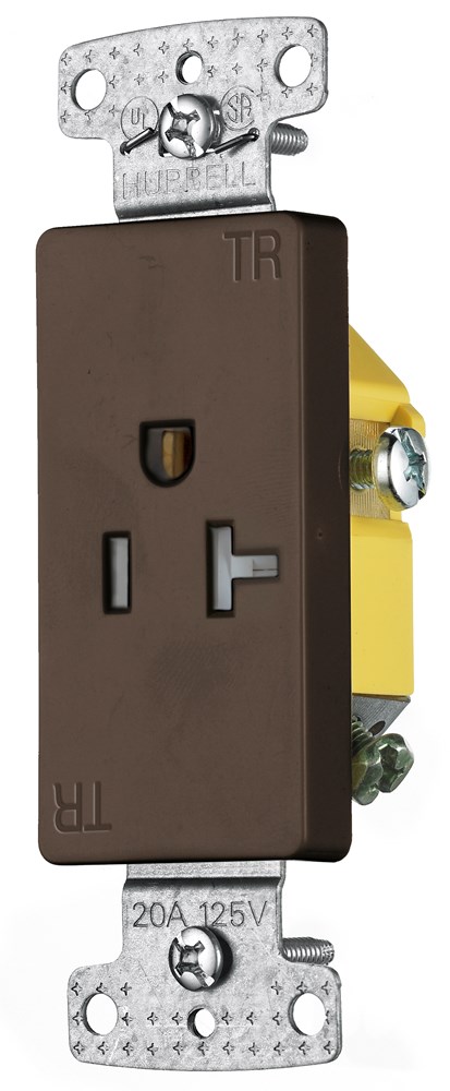 Product image for HWDK RRD201TR RESI SGL RCPT, 20A 12