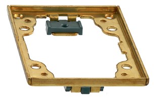 Product image for Hubbell S5017AADAPT FRAME w/O GROUND LUGS, BRS