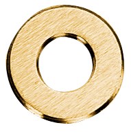 Product image for Hubbell S5025 2-1/8 x 1 Inch Thread Brass Flush Cap Ring
