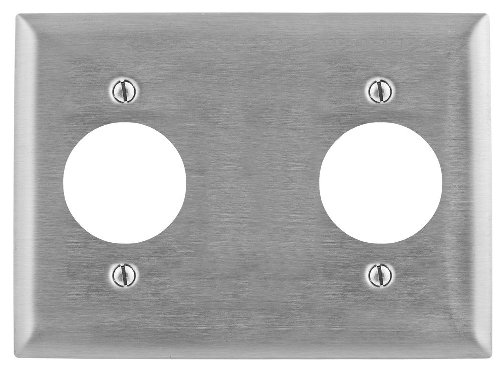Product image for HWDK SS330 WALLPLATE, 3-G, 1.70"/BL