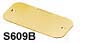 Product image for Hubbell S609BBLANK PLATE FOR STEM UNIT, BRS