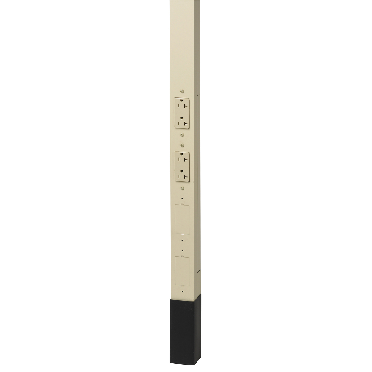 Product image for Hubbell HBLPP12AI 12 Foot x 2 Inch Ivory Aluminum Service Pole