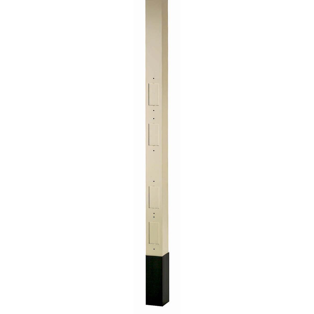 Product image for Hubbell HBLPPOAI 10 Foot x 2 Inch Ivory Aluminum Service Pole