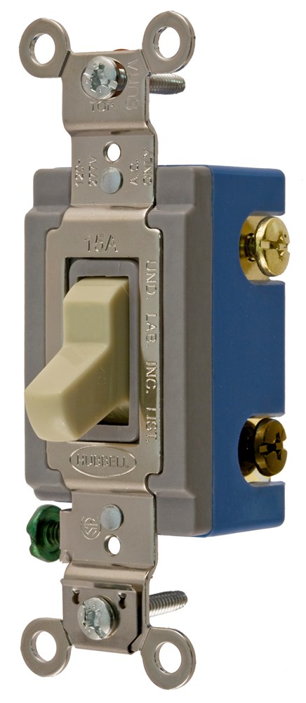 Product image for Hubbell CS1203IU SWITCH, COM, 3W, 15A 120/277V, IV, USA