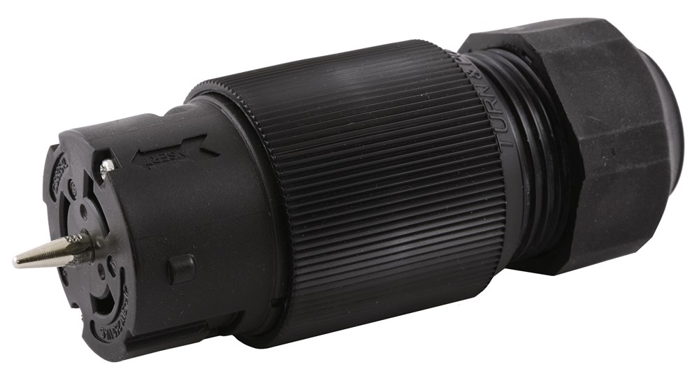 HUBBELL CS-8364L 250V 50A 3-PHASE 3P4W TWIST LOCK FEMALE PLUG NEW 