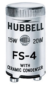 Product image for Hubbell FS4 13/30/40 W Neostart Fluorescent Starter