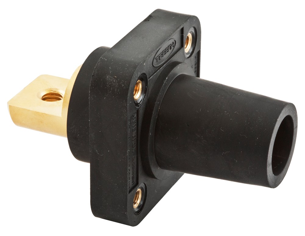 Product image for Hubbell HBLFRBBK Single Pole, 300/400A FeMale BUS RECEP, BK