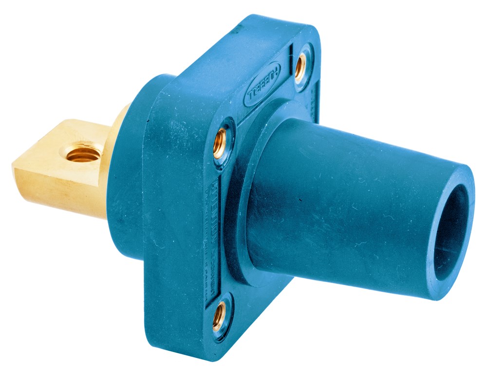 Product image for Hubbell HBLFRBBL Single Pole, 300/400A FeMale BUS RECEP, BLUE