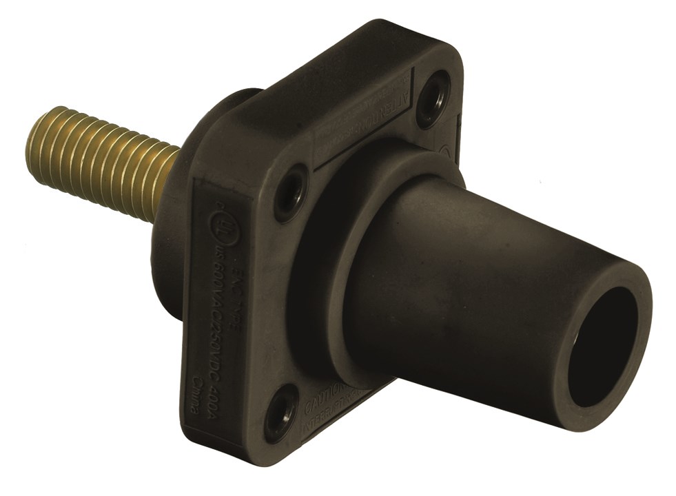 Product image for Hubbell HBLFRSCBN Single Pole, 300/400A FeMale STUD RECEP, BN