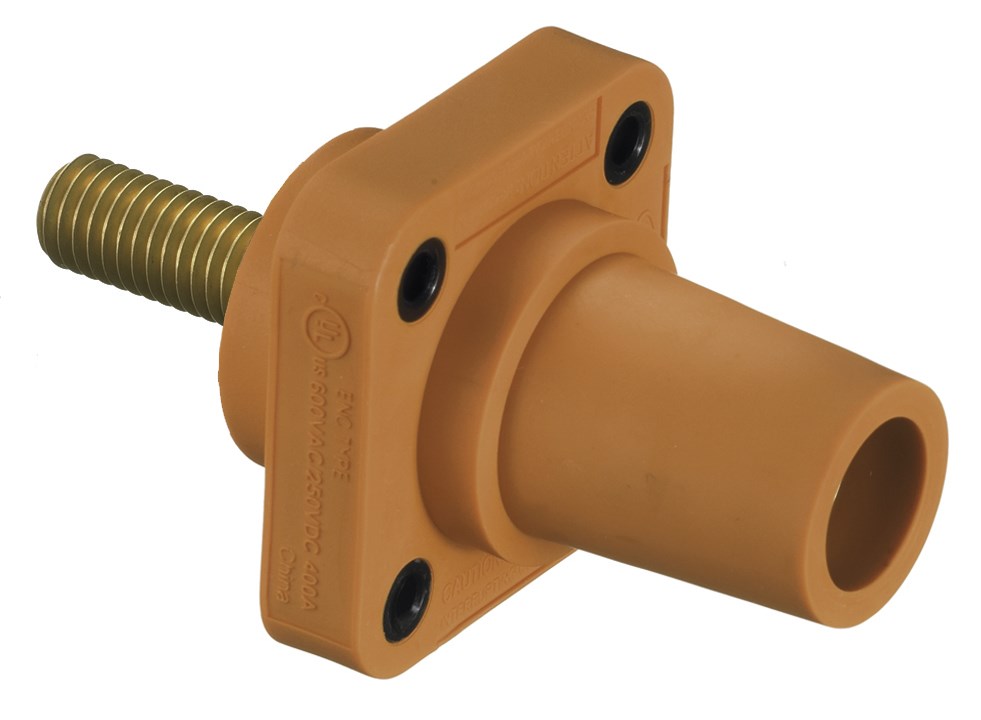 Product image for Hubbell HBLFRSCO Single Pole, 300/400A FeMale STUD Receptacle, ON, THR