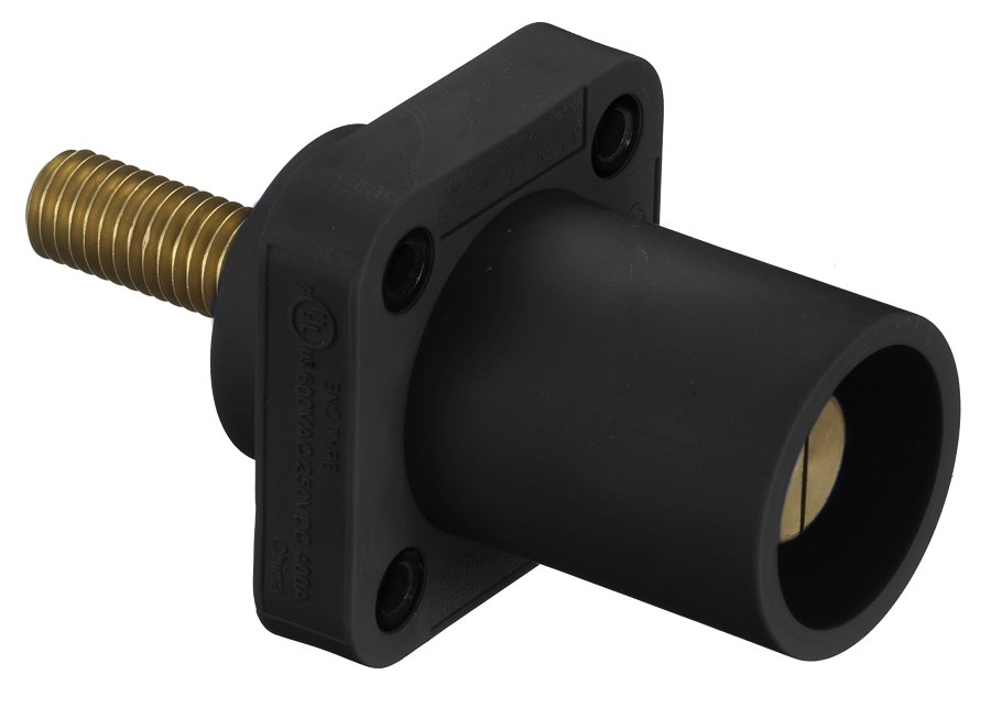 Product image for Hubbell HBLMRSCBN Single Pole, 300/400A Male STUD RECEP, BR, T