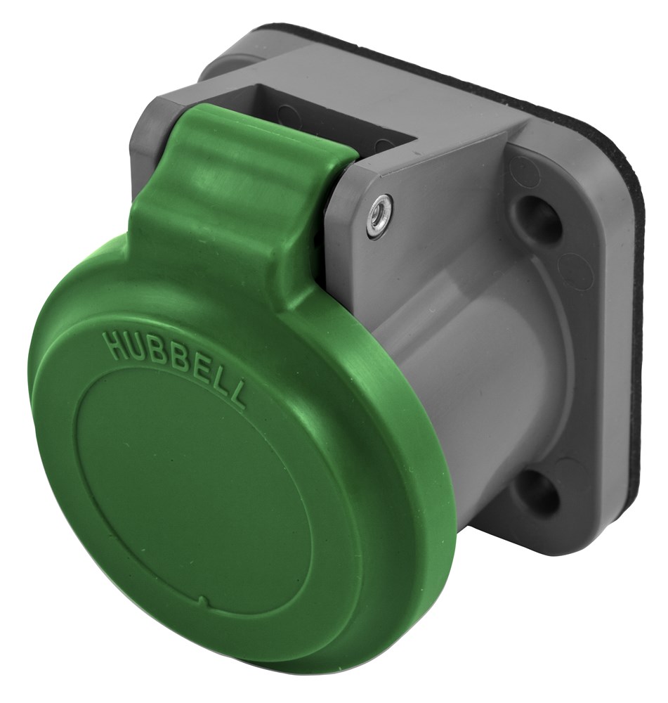 Product image for Hubbell HBLNCGN Single Pole, NON-MET COVER, GREEN