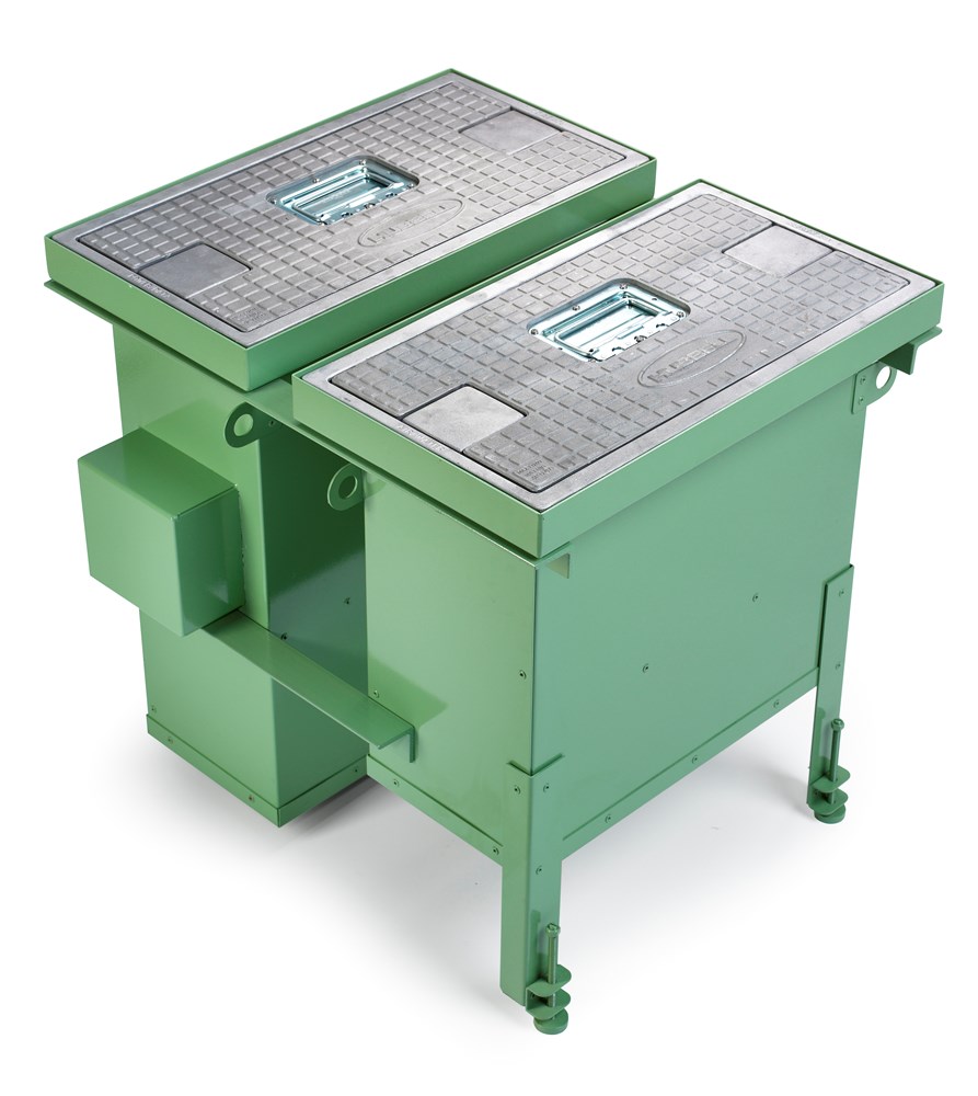 Product image for STEEL CONV CTR FL BX PWR/DATA/WATER