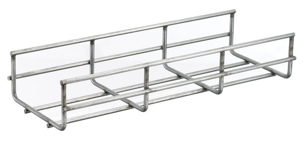 Product image for Hubbell HBT0204 WB, TRAY, OVRHD, 2"HX4"WX118"L, PREGALV, RND