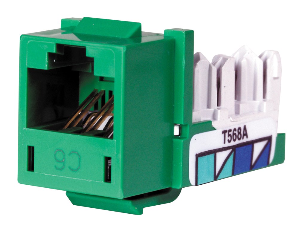 Product image for HWDK HXJ6GN25 JACK, HXJ,CAT6,8POS,U