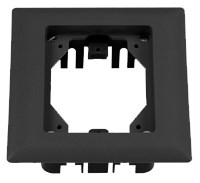Product image for Hubbell PFBRFBL1CARP FLANGE, PLASTIC, 1-G, RECT, BLACK