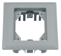 Product image for Hubbell PFBRFGY1 1Gang Carpet Flange, Gray