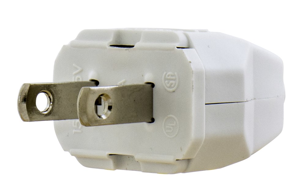 Product image for HWDK RP123W PLUG, 1-15P, 15A 125V,