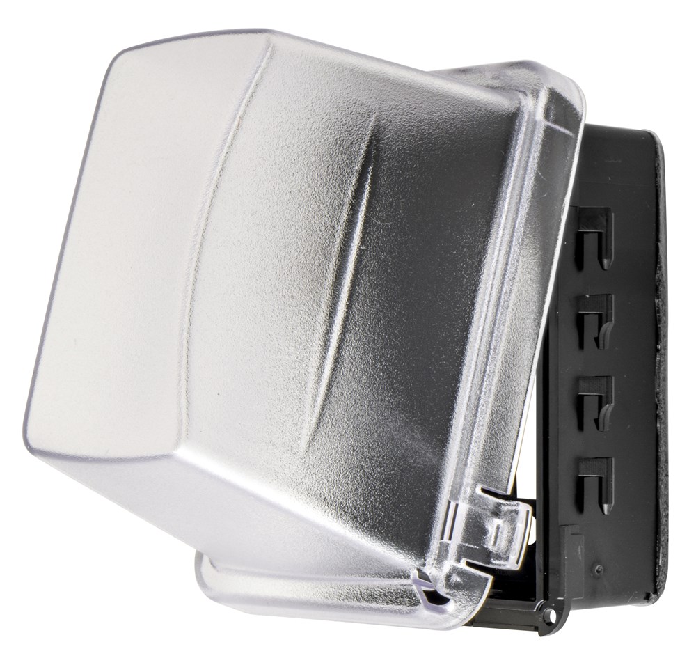 Product image for Hubbell RW57350 WP HOOD, 1G VERT DEEP, GY