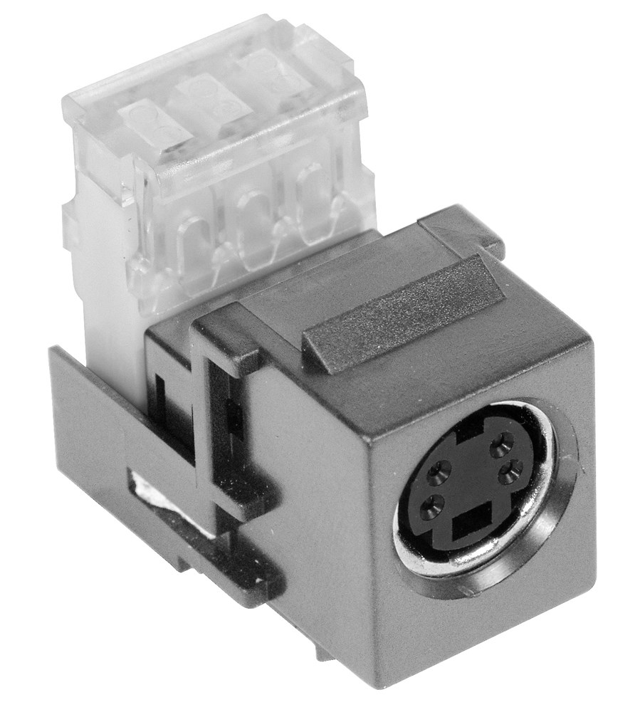 Product image for HPW SFSV110GY SNAP-FIT, S-VIDEO F,1