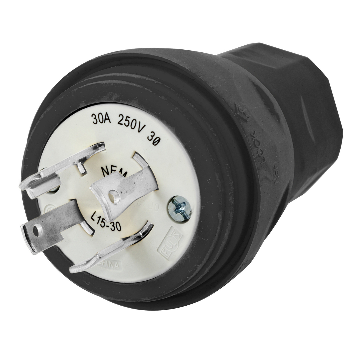 Product image for HWDK HBL28W75BK PLUG, W/TIGHT, 3P 3