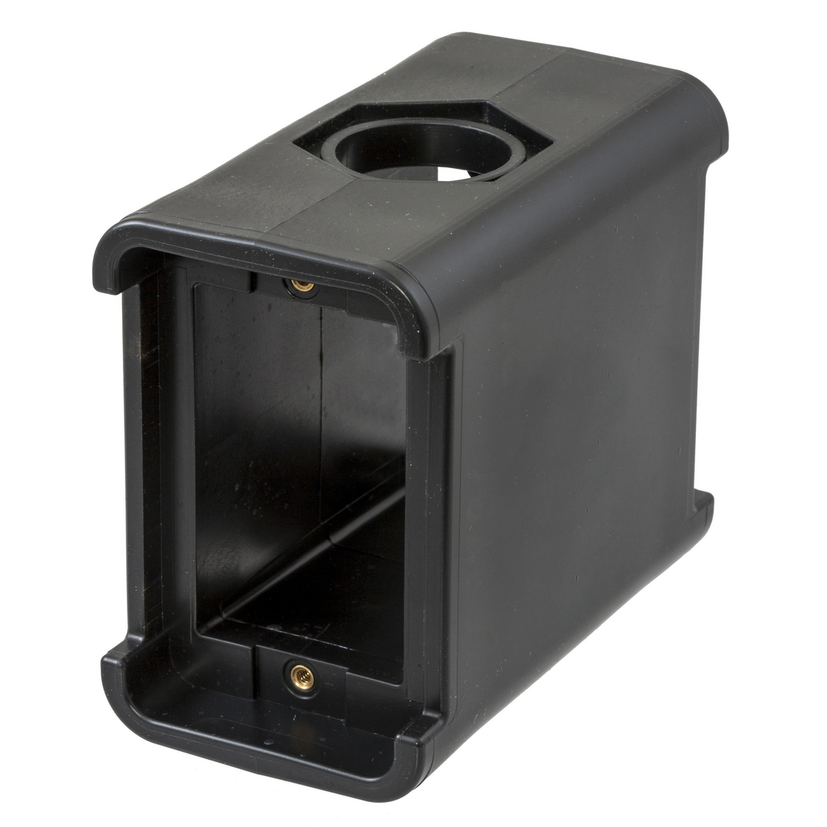 Product image for Hubbell HBL3080BK PORTABLE OUTLET BOX, BLANK, BK