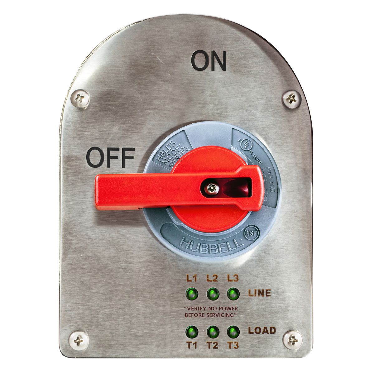 Product image for HWDK HBLDS3SSRRCP SS SLOPED DISCONN