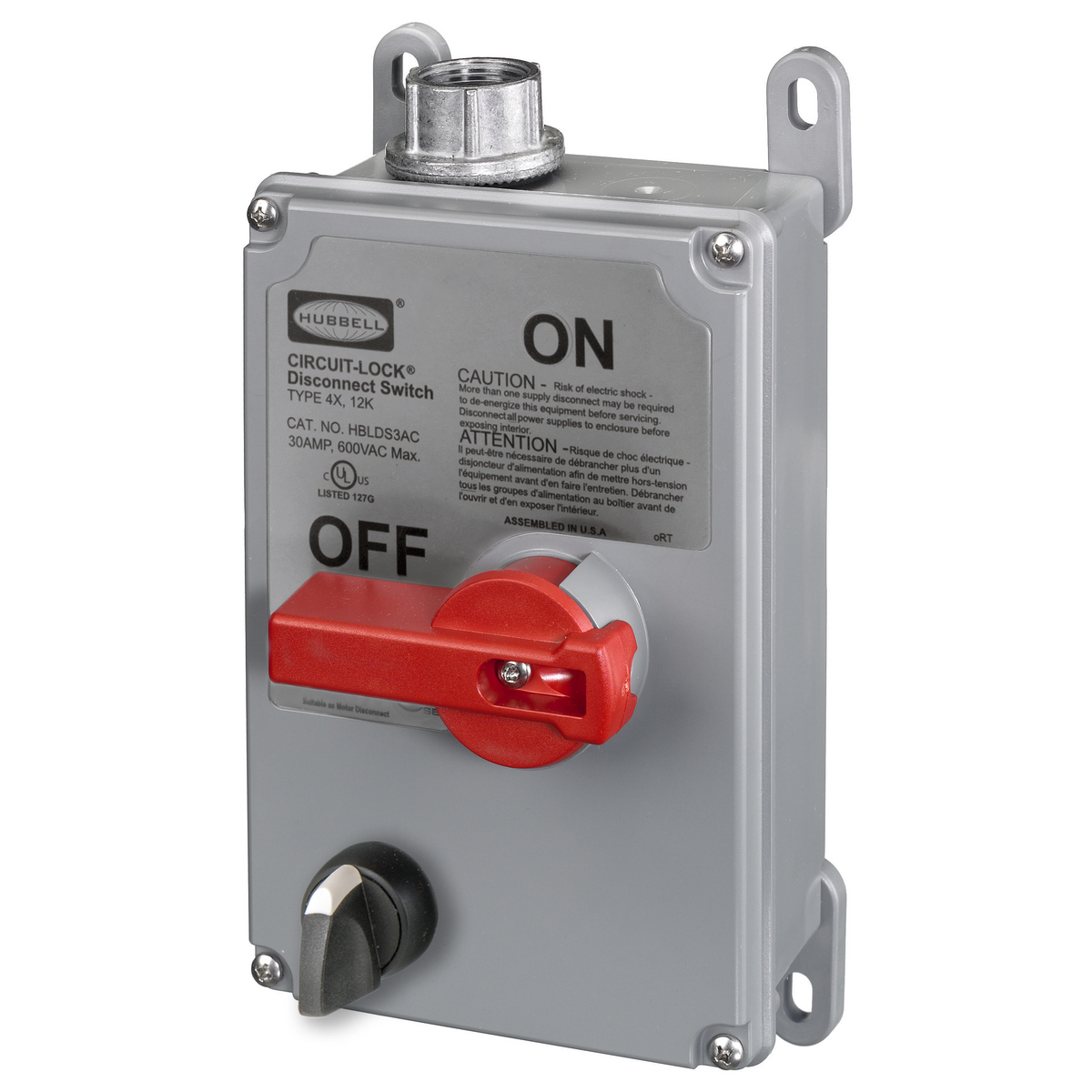 Product image for HWDK HBLDS3VFDJ DISCONNECT,30A UNFU