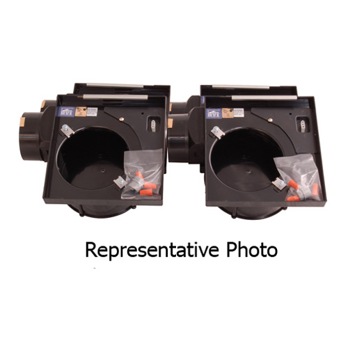 Product image for Air King BFQHSG 4 Inch Duct 50 CFM 0.5 Sones Plastic Contractor Pack Fan Housing