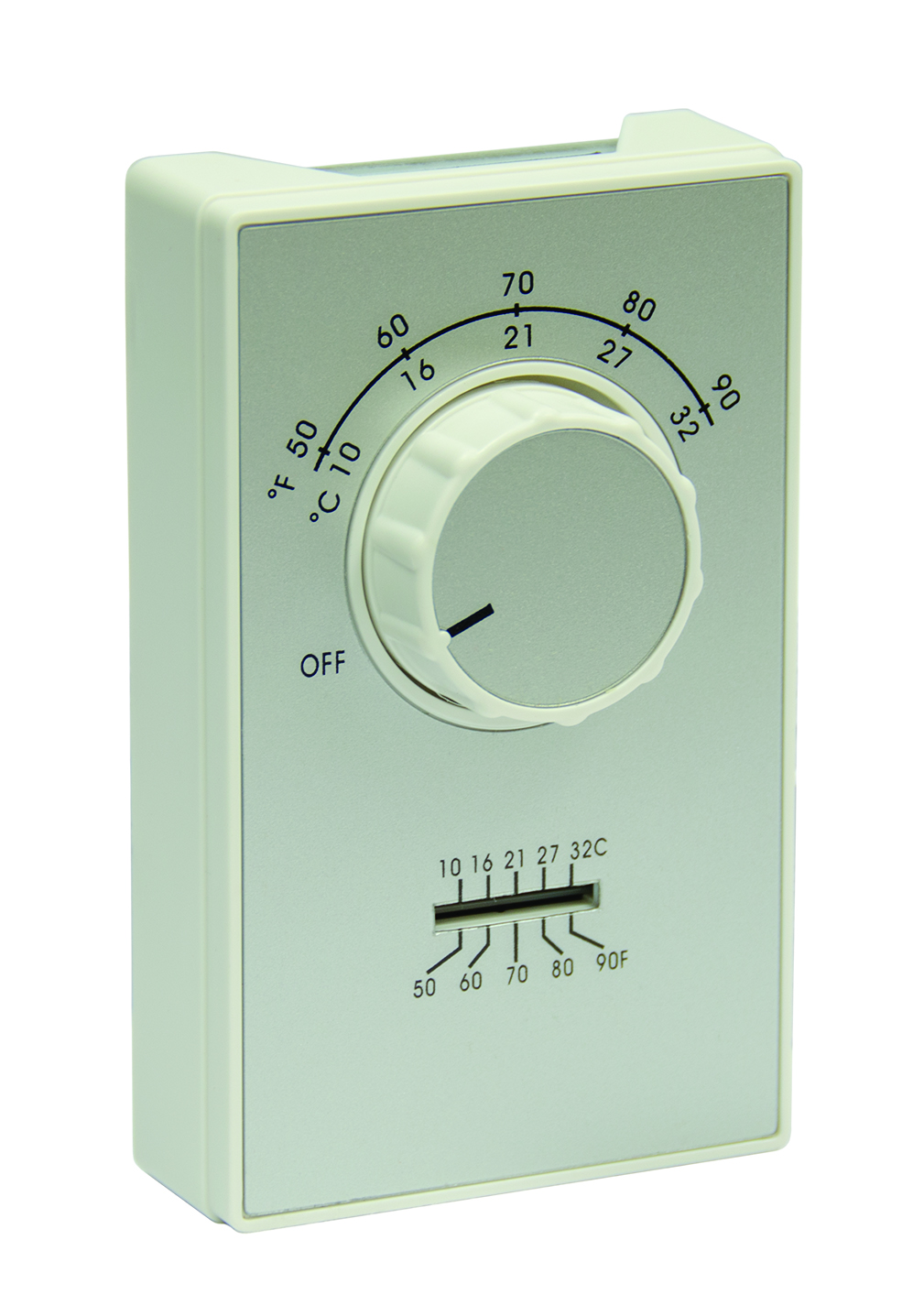 50-90 DEG F DPST Heat Only Thermostat with Thermometer and Wire Lead Connections, ET9 Series, Anticipated