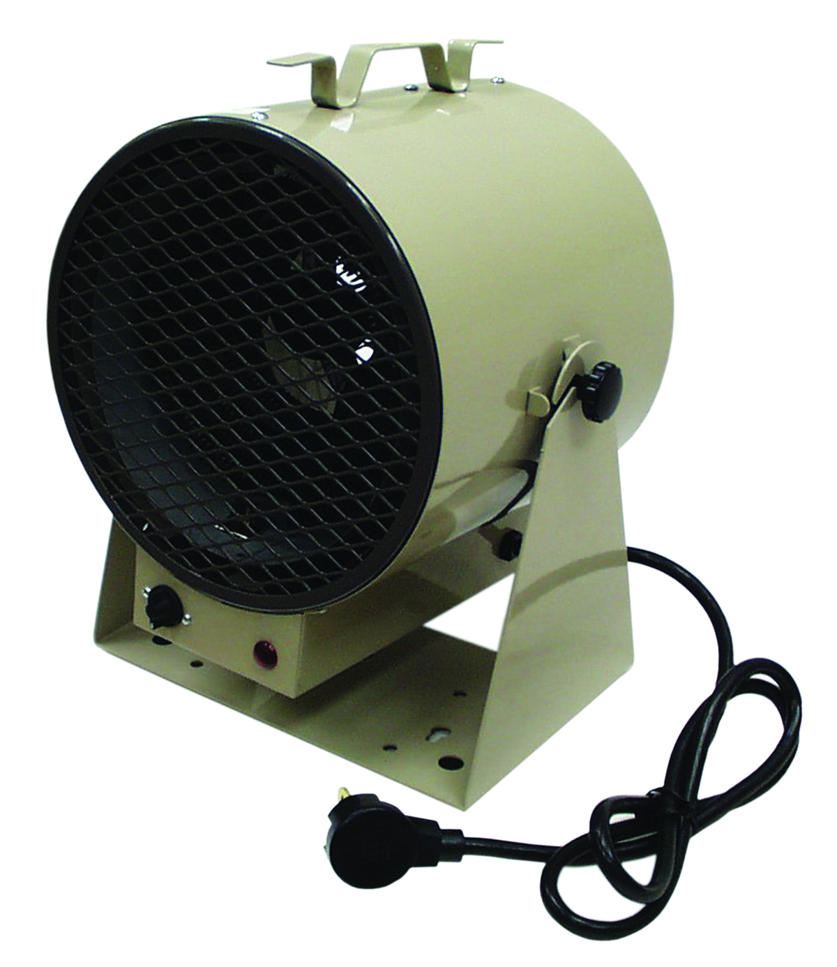 Bulldog Fan Forced Portable Unit Heater, Maximum Operating Temperature- 85 (Thermostat) DEG F 1 PH, 4800/3600 WTT, 240/208 V, Wall Mounting/Floor/Ceiling, Steel Housing Material, Dimensions- 13-1/2 Width X 17-1/2 Height X 11-1/2 Depth IN, BTU Rating- 16384/12288, 20/17.4 AMP