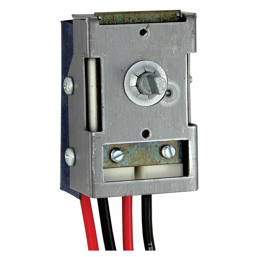 In-Built Thermostat, Heat, Bi-Metal, 22 AMP, 120 TO 277 VAC, Temperature Rating- 0 TO 110 DEG F, Leads Connection, DPST Contact Configuration