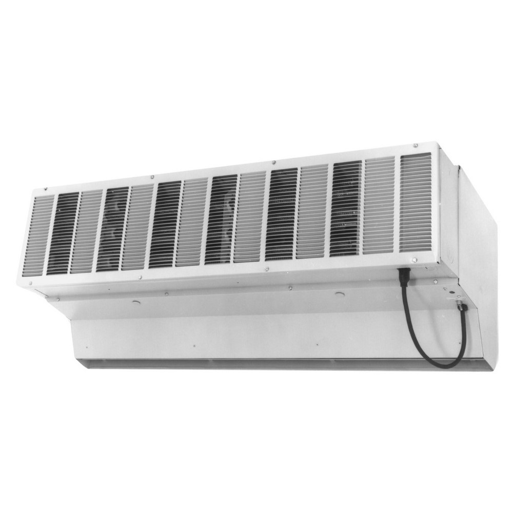 Air Curtain, Variable Speed, 3/4 HP, 4.4 AMP, 120 V, 603 WTT, 1689 RPM Speed Rating, Air Flow- 2672 CFM, Epoxy Powder Coated Finish (Cabinet), Size- 36 IN, CFH Series, Air Velocity- 3288 FTPM