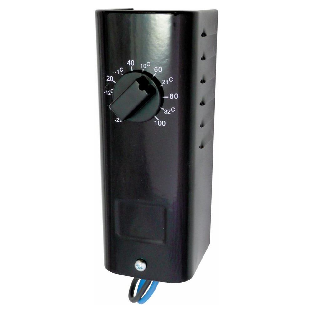 Thermostat, Heat, Bi-Metal (Sensor), 22 AMP, Single Pole, 125 - 250 VAC, Temperature Rating- -10 - 100 DEG F, KT Series