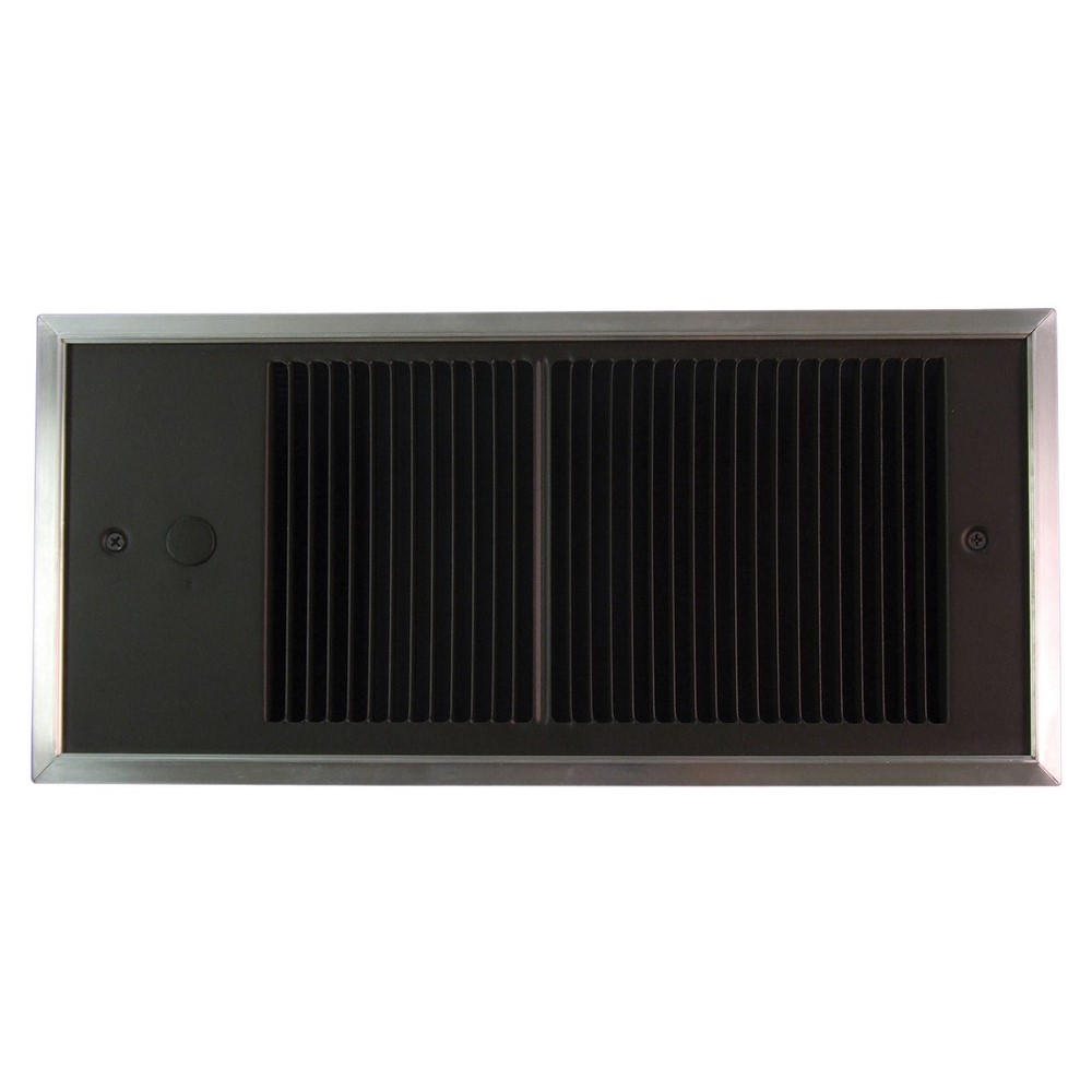 Low Profile Fan Forced Wall Heater, Maximum Operating Temperature- 90 (Thermostat) DEG F 1 PH, 2000/1500 WTT, 240/208 V, Wall Mounting, Steel Housing Material, Dimensions- 14-1/2 Width X 7-1/8 Height X 3-1/2 Depth IN, BTU Rating- 6826/5120, 8.3/7.2 AMP, Double Pole Thermostat, Ivory