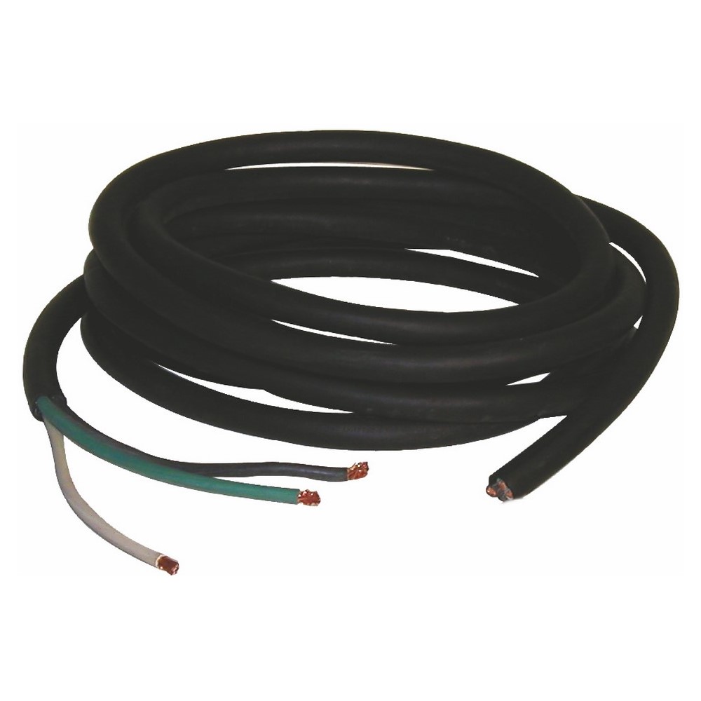 25 FT SO Power Cord, 3 conductors, 4 AWG, 70 AMP. For Use With FES Series Heat Wave Portable Electric & Wall or Ceiling Mounted Salamander