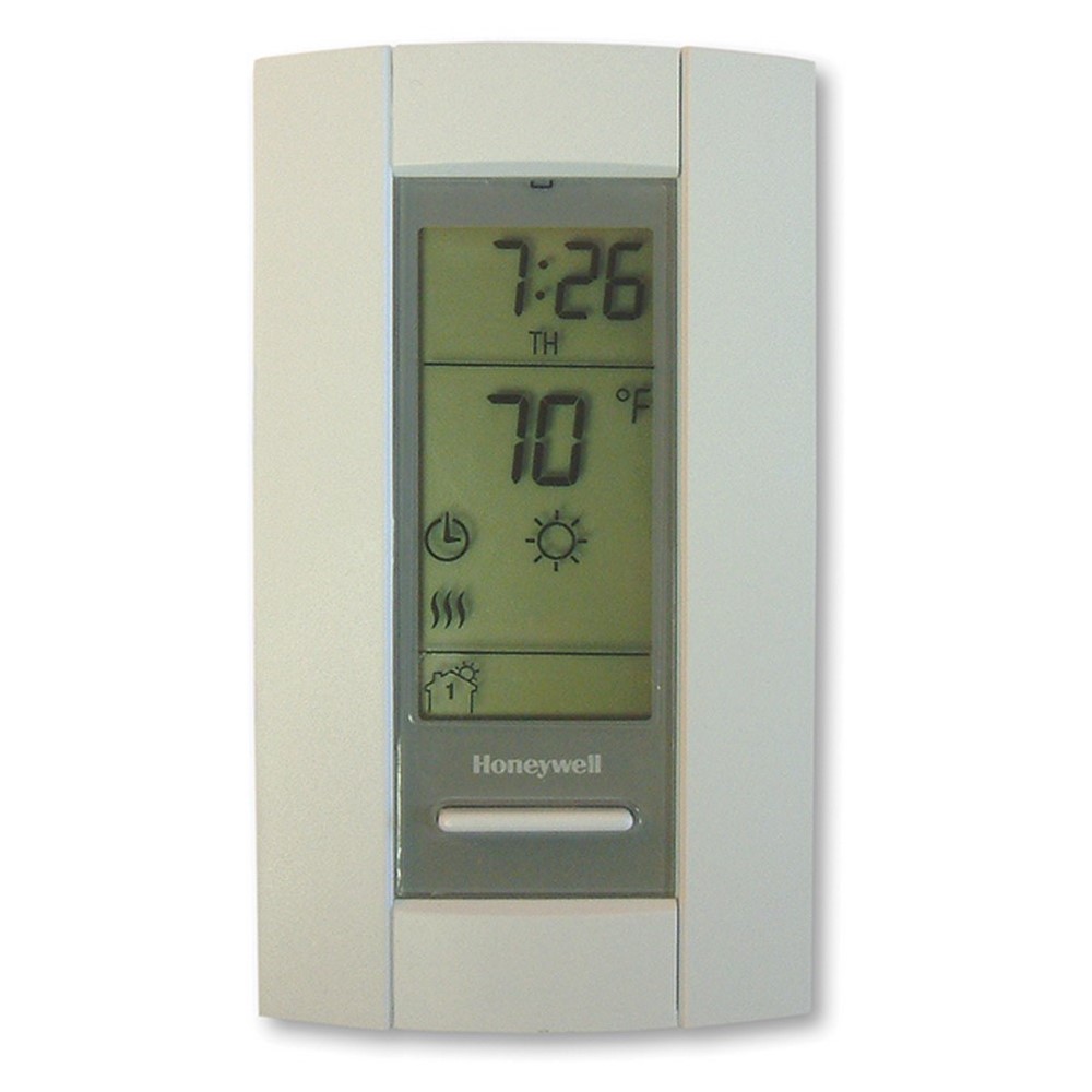 Thermostat, Heat, Outside Depth- 0.90 IN, Outside Width- 2.70 IN, 15 AMP, Outside Height- 4.90 IN, Double Pole, 240/208 V, Temperature Rating- 40 - 86 DEG F