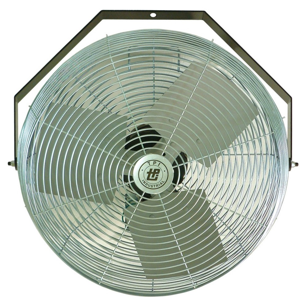 U24TE 686334854078 24 IN Industrial Mounted Workstation Fan, 120 V, Flow Rate- 3600/5200/5850 CFM, 1 PH, 2.4 AMP, Fan Speed- 1200/1484/1634 RPM, Wall, Ceiling, Work Bench, Machine mounting, AC Motor
