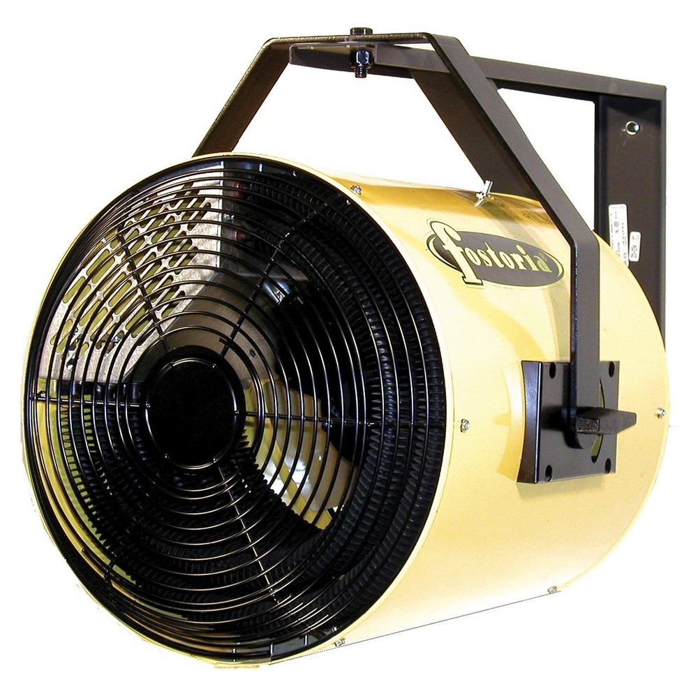 Electric Salamander, Fostoria, Maximum Operating Temperature- 100(Thermostat) DEG F 3 PH, 30 KW, 480 V, Wall/Ceiling Mounting, BTU Rating- 102390, 36 AMP, Yellow